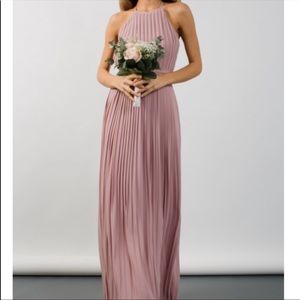 Serene Mauve Maxi Bridesmaids Dress